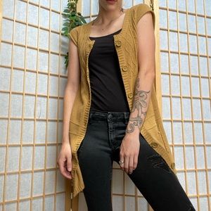 🍋SOLD - KNIT CARDIGAN OR SWEATER DRESS